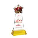 Crown VividPrint&trade; Award on Hartford Base - Gold
