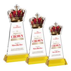 Crown VividPrint Award on Hartford Base - Gold - Over $150