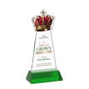 Crown VividPrint&trade; Award on Hartford Base - Green