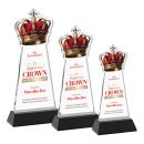Crown VividPrint&trade; Award on Hartford Base - Black