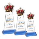 Crown VividPrint&trade; Award on Hartford Base - Sky Blue
