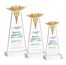 Caduceus VividPrint Award - Clear - Crystal Awards