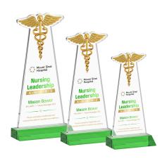 Caduceus VividPrint Award - Green - Full Color Awards