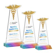 Caduceus VividPrint Award - Prismatic - Prism Crystal Awards