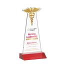 Caduceus VividPrint&trade; Award - Red