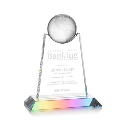 Recognition Awards - Crystal Awards - Netherford Globe Award - Prismatic