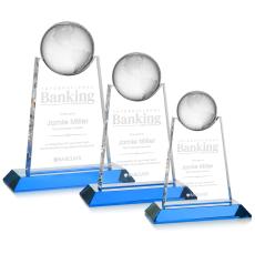 Netherford Globe Award - Sky Blue - Crystal Globe Awards