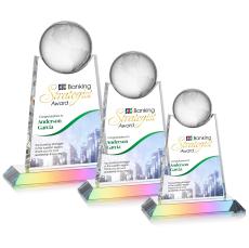 Netherford Globe VividPrint Award - Prismatic - Prism Crystal Awards