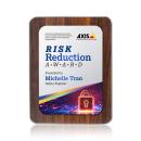 Reston VividPrint&trade; Plaque - Walnut Finish/Silver