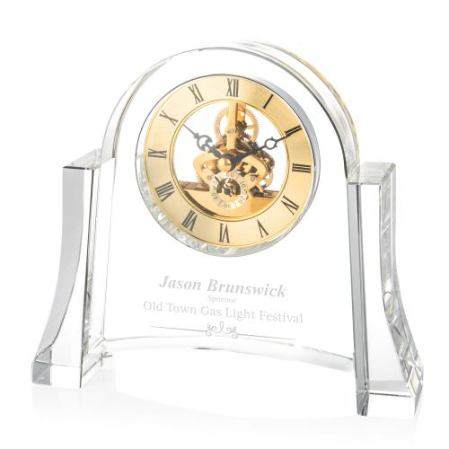 Recognition Awards - Shop by Recipient - Retirement Awards - Sulfolk Clock - Gold