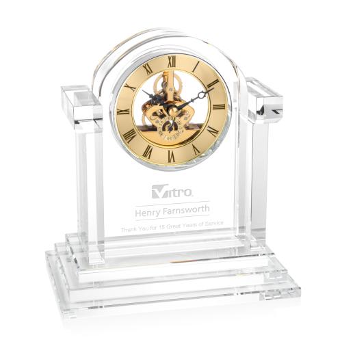 Recognition Awards - Shop by Recipient - Retirement Awards - Velia Clock - Gold