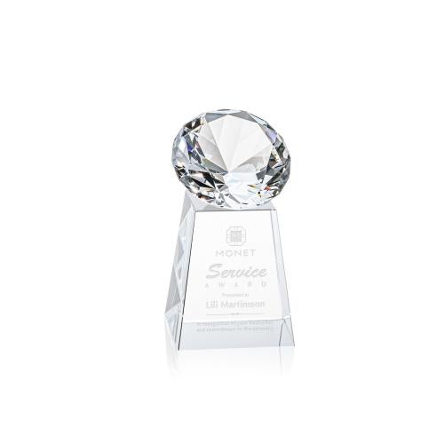 Recognition Awards - Crystal Awards - Celestina Gemstone Award - Diamond