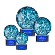 Addison Award on Paragon Base - Blue - Recognition Awards