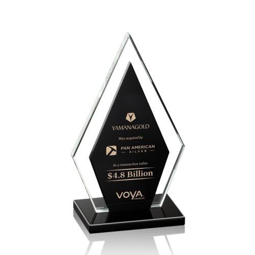 Recognition Awards - Crystal Awards - Zarita Award - Black