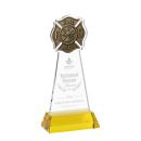 Fire Dept Award on Hartford Base - Gold