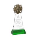Fire Dept Award on Hartford Base - Green