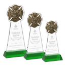 Fire Dept Award on Hartford Base - Green