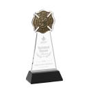 Fire Dept Award on Hartford Base - Black