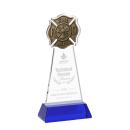 Fire Dept Award on Hartford Base - Blue