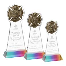 Fire Dept Award on Hartford Base - Prismatic - Over $150