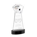 Poker Award on Alberton Base - Black