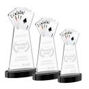 Poker Award on Alberton Base - Black