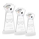 Poker Award on Alberton Base - White