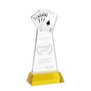Poker Award on Hartford Base - Gold