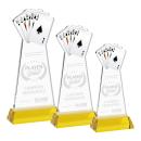 Poker Award on Hartford Base - Gold