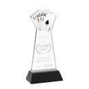 Poker Award on Hartford Base - Black