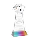 Poker Award on Hartford Base - Prismatic