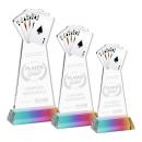 Poker Award on Hartford Base - Prismatic