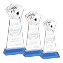 Poker Award on Hartford Base - Sky Blue