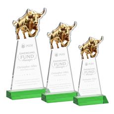 Raging Bull Award - Green - Over $150