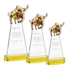 Raging Bull Award on Alberton Base - Gold - Over $150