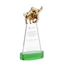 Raging Bull Award on Alberton Base - Green