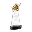 Raging Bull Award on Alberton Base - Black