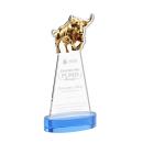 Raging Bull Award on Alberton Base - Sky Blue
