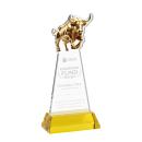 Raging Bull Award on Hartford Base - Gold