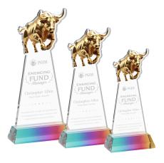 Raging Bull Award on Hartford Base - Prismatic - Between $80 and $150