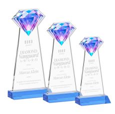 Gemstone Award - Sky Blue - Blue Crystal Awards