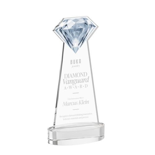 Recognition Awards - Crystal Awards - Gemstone Award on Alberton Base - Clear