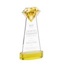 Gemstone Award on Alberton Base - Gold