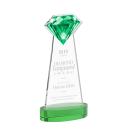Gemstone Award on Alberton Base - Green