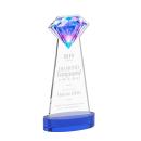 Gemstone Award on Alberton Base - Blue
