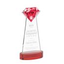 Gemstone Award on Alberton Base - Red