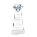 Gemstone Award on Alberton Base - White
