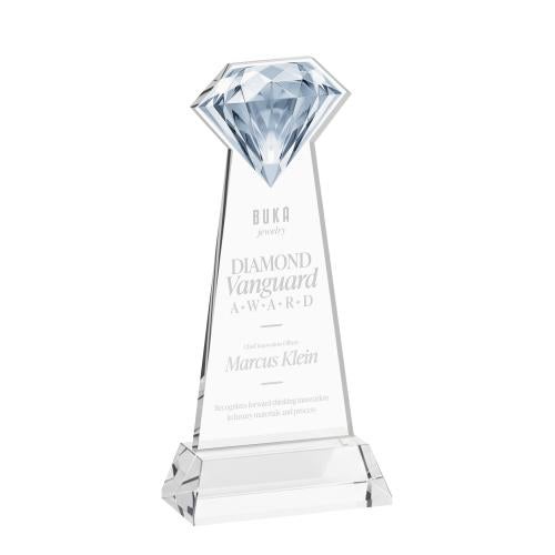Recognition Awards - Crystal Awards - Gemstone Award on Hartford Base - Clear