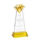 Gemstone Award on Hartford Base - Gold