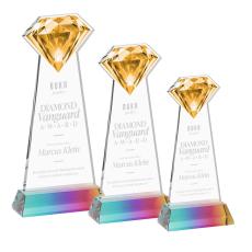 Gemstone Award on Hartford Base - Prismatic - Diamond Awards
